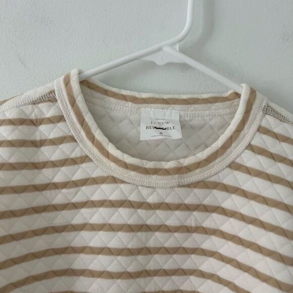 J. Crew Factory Women's Reversible Long Sleeves Quilted Pullover S Small New - Picture 3 of 9